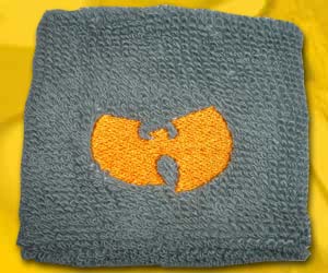 Sweatband  - platinum orange big