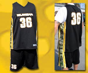 Camo Basketball Set - black big