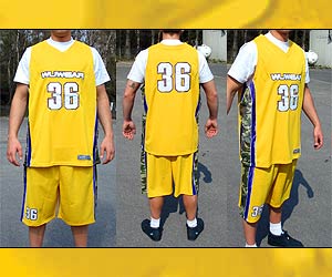 Camo Basketball Set - gold big