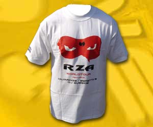 Official RZA Tour Tee - white/red big
